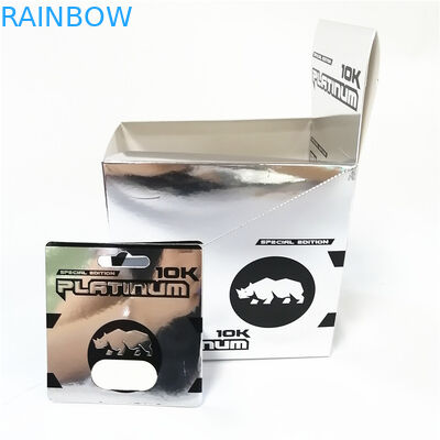 맞춘 인쇄 페이퍼 카드 남자 개선제 성적 능력 포세이돈 카드상자를 보여주세요