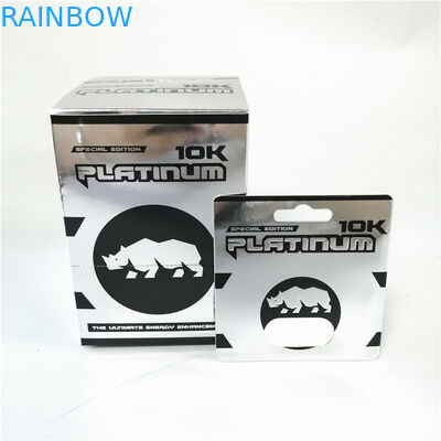 디스플레이 박스 카드를 패키징하는 핑크색 호인 용지함 카드 엠보싱 핫 스탬핑 관능적 향상 물집