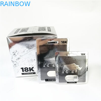 핑크색 호인 종이 카드 승진을 출력하는 카드상자를 패키징하는 뜨거운 판매 남자 캡슐 향상 피임약