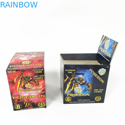 디스플레이 관습 인쇄 페이퍼 카드는 물집로 노치 라인 박스 핑크색 호인 카드상자를 찢습니다