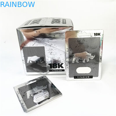 디스플레이 관습 인쇄 페이퍼 카드는 물집로 노치 라인 박스 핑크색 호인 카드상자를 찢습니다