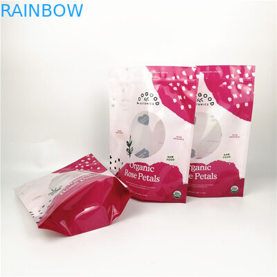 지퍼 백 위로 0.125 온스 3.5g 꽃분말 CYMK 입지