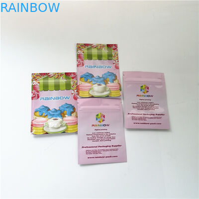 3.5 온스 꽃 알루미늄 호일은 가방 팁을 패키징하는 마일라 디저트 매치아 파우더를 출력하는 지퍼 백 디지털을 견딥니다