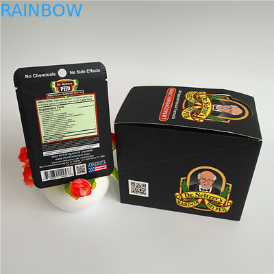 말린 꽃 음식 비타민 검미 스낵 저장을 위한 명백한 전면 재밀봉할 수 있는 마일라 가방 지플록식 인기 증명 팁