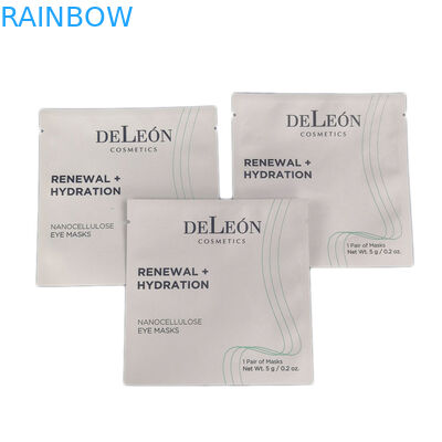 하얀 작은 가방 맞춘 프린팅 디자인 라미네이트 포일 화장품 패키징 작은 주머니