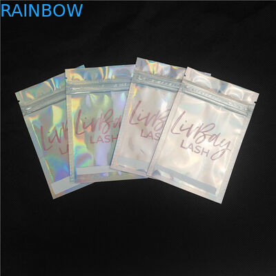 커스텀 로고 레이저 화장용 패키징 단층 봉지 립 글로스는 도이팩 봉지를 패키징하는 정유 병을 세차게 때립니다