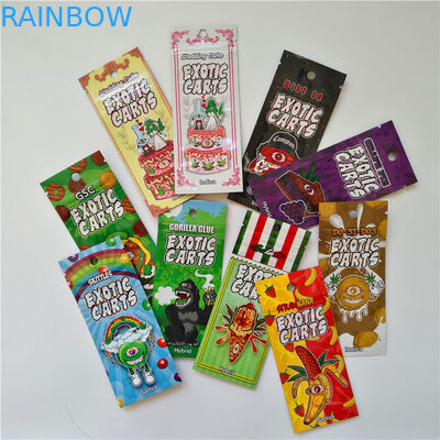 삼 꽃 CBD 검미 패키징을 위한 3.5g 1/8 온스 냄새 증명 탬퍼 분명한 지프 잠금 장치 아이들 저항하는 출구 마일라 에어백