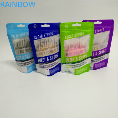 히트 실 플라스틱 식품 등급 어린이 냄새 증명은 팁 지프 잠금 장치 식용인 끈적거리는 패키징을 견딥니다