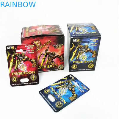 관습은 핑크색 호인 카드상자를 패키징하는 남자 향상 물집 피임약을 만들었습니다