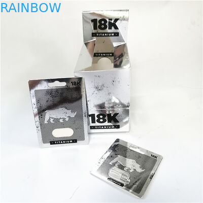 관습은 핑크색 호인 카드상자를 패키징하는 남자 향상 물집 피임약을 만들었습니다