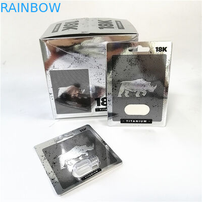 핑크색 호인 종이 카드를 출력하는 카드상자를 패키징하는 승진 뜨거운 판매 남자 캡슐 향상 피임약