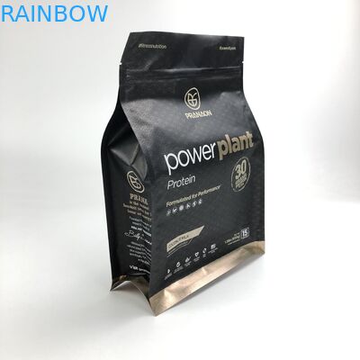 가방을 패키징하는 편평한 하부 500g 1 킬로그램 VMPET CMYK 단백질 분말