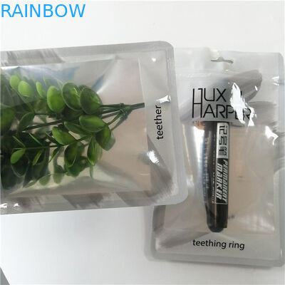 분장 도구 펜 패키징을 위한 지퍼와 맞춘 인쇄된 플라스틱 홀로그램 플랫 백