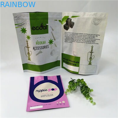 주문 제작된 입지는 모링가 차봉지를 패키징하는 파우더를 위로 파우치에 넣습니다