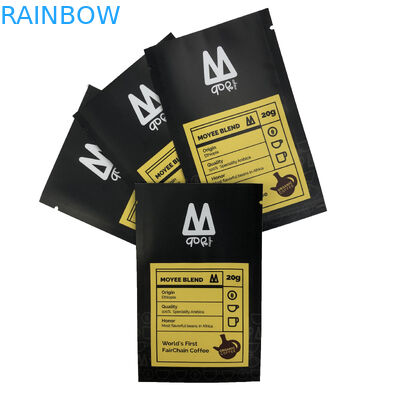 사탕 커피 콩 플라스틱 백 프린팅을 위한 에어백을 패키징하는 세 사이드 실링 에어백 플래트 파우치 식품