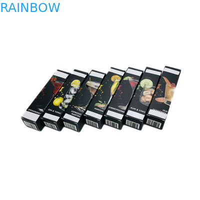 향기 / CBD 기름 패키징을 위한 맞춘 용지함을 출력하는 검은 매트 Uv