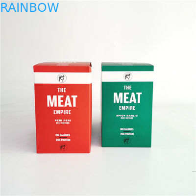 오프셋 인쇄는 소고기 육포를 위한 용지함을 단숨에 씁니다