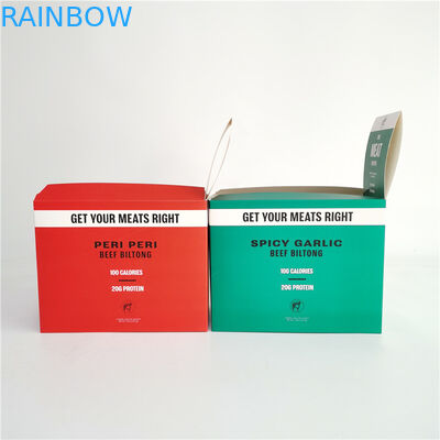 오프셋 인쇄는 소고기 육포를 위한 용지함을 단숨에 씁니다