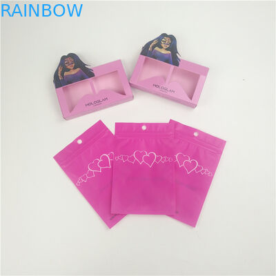 MOPP 지퍼 메이크업 팁을 출력하는 속눈썹 보석 요판 인쇄