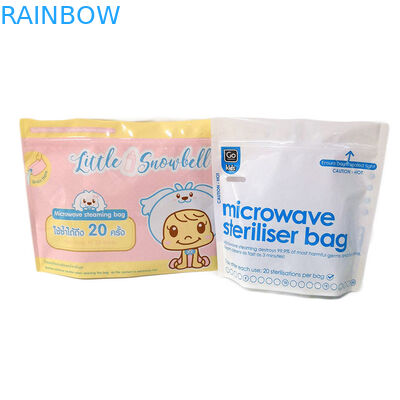 불모인 BPA 무료 높은 기준은 젖꼭지 살균기 봉지를 모유로 키우는 플라스틱 베이비 푸드 보관 파우치 봉지를 견딥니다