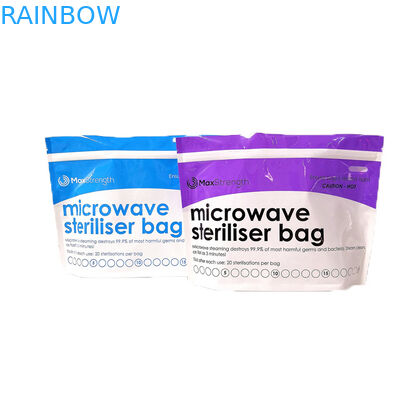 불모인 BPA 무료 높은 기준은 젖꼭지 살균기 봉지를 모유로 키우는 플라스틱 베이비 푸드 보관 파우치 봉지를 견딥니다