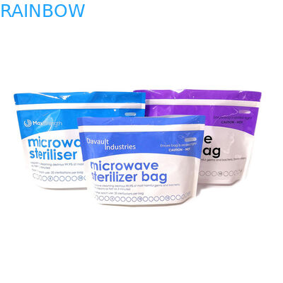 불모인 BPA 무료 높은 기준은 젖꼭지 살균기 봉지를 모유로 키우는 플라스틱 베이비 푸드 보관 파우치 봉지를 견딥니다