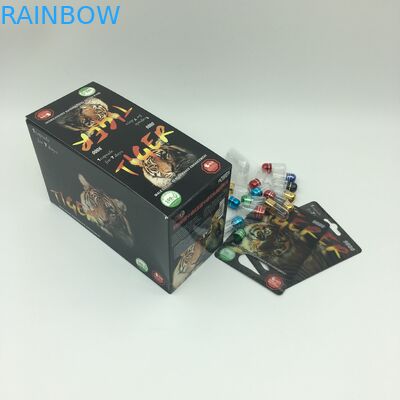 CMYK 350g 3D 기포 카드를 패키징하는 성 전원 캡슐