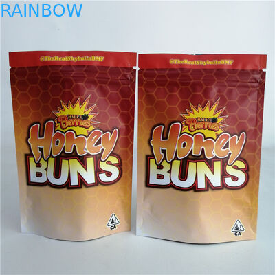 주문 제작된 3.5g 쿠키 땅콩 잡초는 지퍼 팁 플라스틱 사탕 봉지 7g 18g 24g를 견딥니다