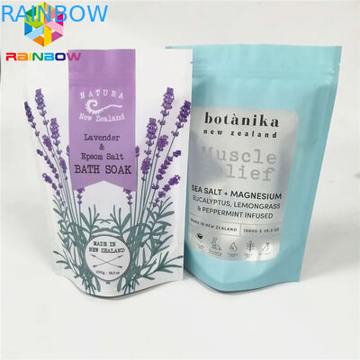 매트 위로 입지는 VMPET 마일라 지플록식 가방을 적층했습니다