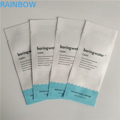 팝콘 팩아를 위한 주석 관계와 식품 등급 미생물에 의해 분해된 스퀘어 하부 사이드 거싯 커피 차 크라프트 지 팁 마일라 에어백