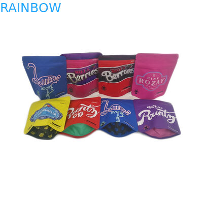 마일라 가방을 패키징하는 냄새 증명 3.5g 팁 포일 지퍼 어수룩한 사람 식용인 재밀봉할 수 있는 인도 대마 꽃을 수송할 준비가 됩니다