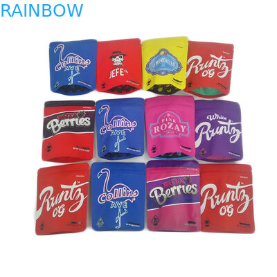 어수룩한 사람 3.5g는 마일라 봉지 관습을 패키징하는 지플록식 플라스틱 봉지 냄새 증명 광택이 없는 3.5g 7g 카나비리 쿠키 제페를 좌절시킵니다