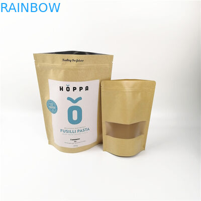 크라프트 지 입지 업 CYMK 6 온스 8 온스 간식 백 패키징