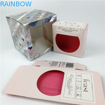 주문 제작된 로고 Cmyk 컬러 350g 용지 박스 포장