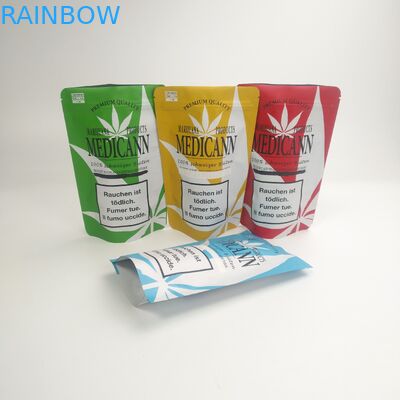 냄새 증명 CBD를 패키징하는 맞춘 플라스틱 백 식품은 카나비리 봉지 지프 잠금 장치 패키징을 제거합니다