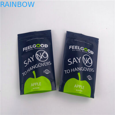 스나크스 식품 마일라 110 마이크는 스탠딩 파우치 주문 제작된 로고를 지퍼로 엽니다