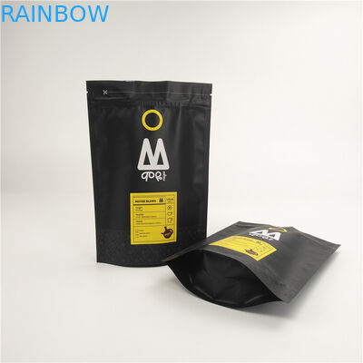 지퍼 / 밸브와 광택이 없는 CMYK 그라비아 인쇄 알루미늄 포일 작은 주머니