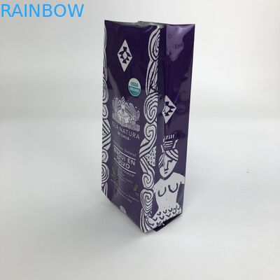 광택 필름 250g 1 킬로그램 16 온스 VMPET 사이드 거싯 패키징 테플론제 백