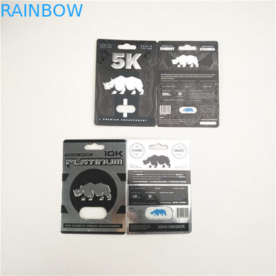 광택면 9x12cm 라이노 캡슐 물집 종이 카드