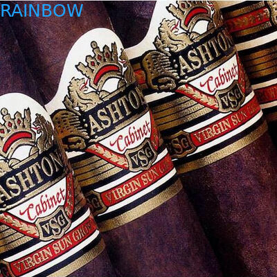 CMYK 색 70 마이크 골드 스탬핑 수축 슬리브 라벨