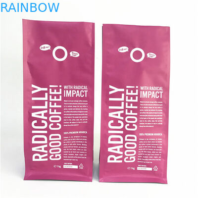 밸브와 알루미늄 호일 VMPET BPA 자유 측 거싯대 400 밀리람베르트