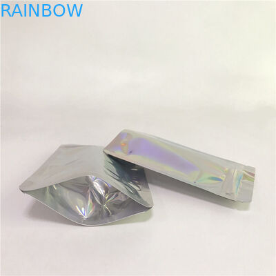 화장용 패키징을 위해  명백한 전면과 홀로그래프 뒤로 홀로그래프 가방을 출력하는 디지털