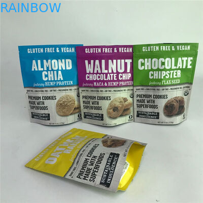 재밀봉할 수 있는 매트 알루미늄 호일을 출력하는 디지털은 가방을 패키징하는 가방 식품을 견딥니다