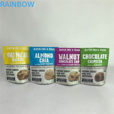 재밀봉할 수 있는 매트 알루미늄 호일을 출력하는 디지털은 가방을 패키징하는 가방 식품을 견딥니다