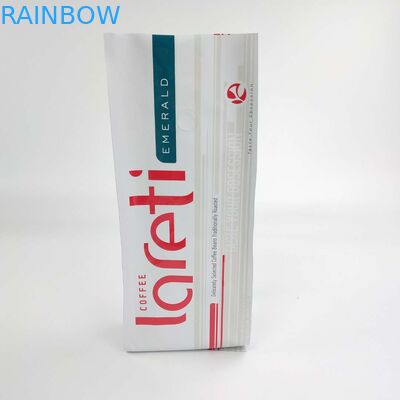 커피 콩을 위한 알루미늄 호일 밸브와 맞춘 재밀봉할 수 있는 매트 막 측 거싯대가 팁을 패키징합니다