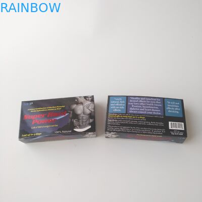 박스를 패키징하는 맞춘 인쇄된 하얀 카드 백서 의료 서비스 알약