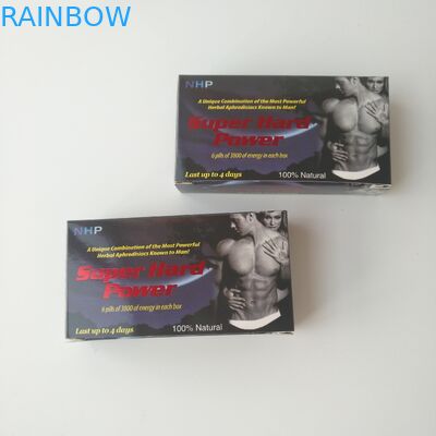 박스를 패키징하는 맞춘 인쇄된 하얀 카드 백서 의료 서비스 알약