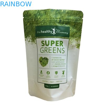 차 패키징 테플론제 백은 히트 실 플라스틱 맞춘 알루미늄 호일 비어 있는 차봉지를 지퍼로 엽니다