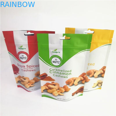 지퍼와 팁 위로 광택이 없는 알루미늄 호일 맞춘 용인된 입지