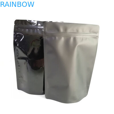 지퍼와 팁 위로 광택이 없거나 광택이 나는 알루미늄 호일 맞춘 용인된 입지